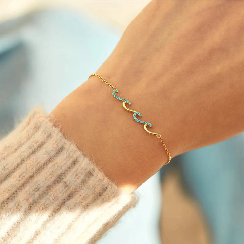 BowLift | Dainty Wave Bracelet