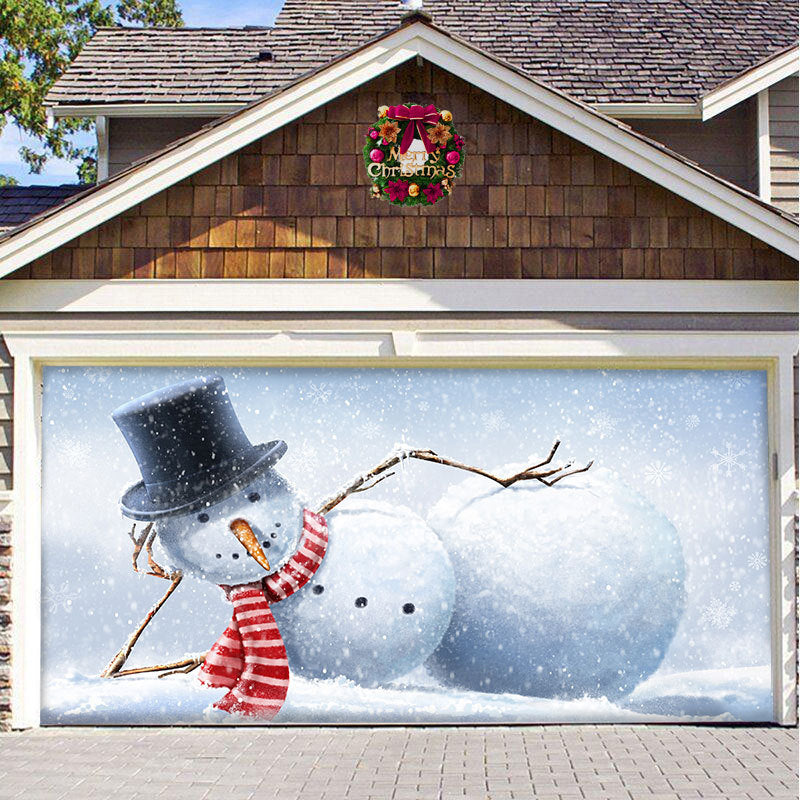 BowLift | Snow Garage Door Banner Ornament