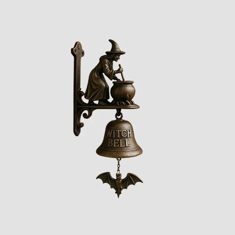 BowLift | Antique Witch Doorbell Luna – Weatherproof Decorative Doorbell for Indoor and Outdoor