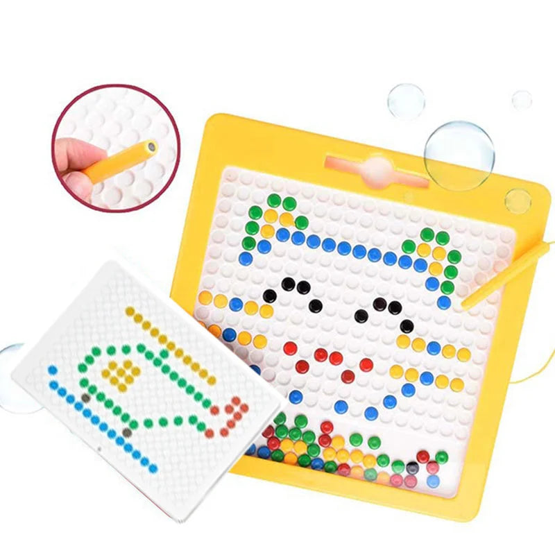 BowLift | Large Magnetic Drawing Pad for Kids Montessori Magnetic Dots Board