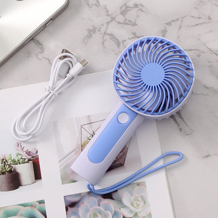 Mini Handheld USB Rechargeable Fan - 3-Speed Portable Air Cooler | Bowlift