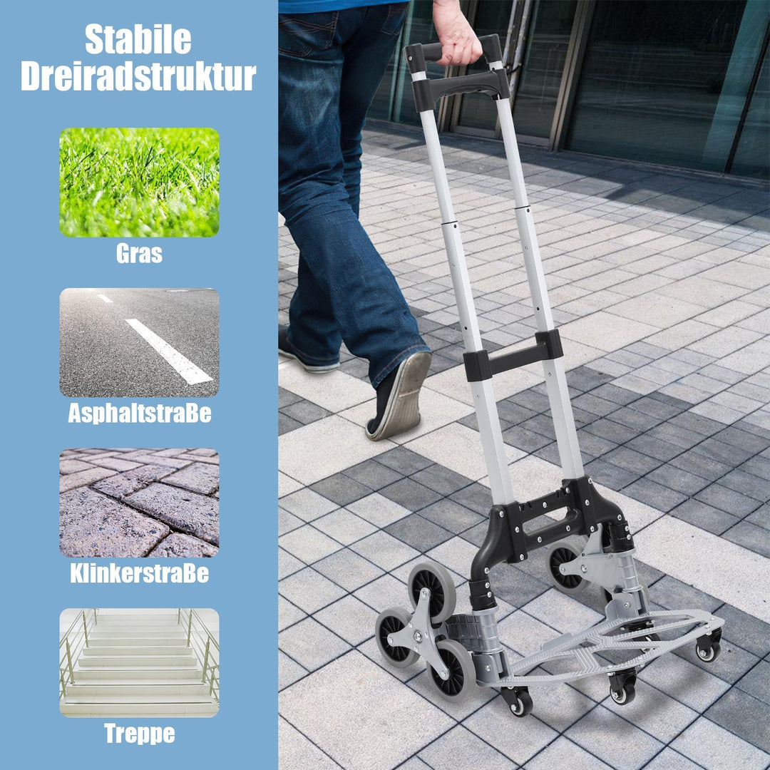 Stair Climber Trolley Foldable Stair Hand Truck up to 75kg | Bowlift