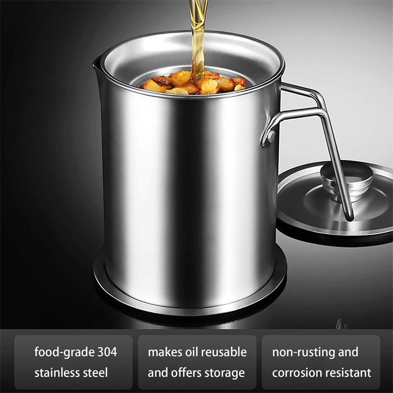 BowLift | Stainless Steel Oil Filter Pot