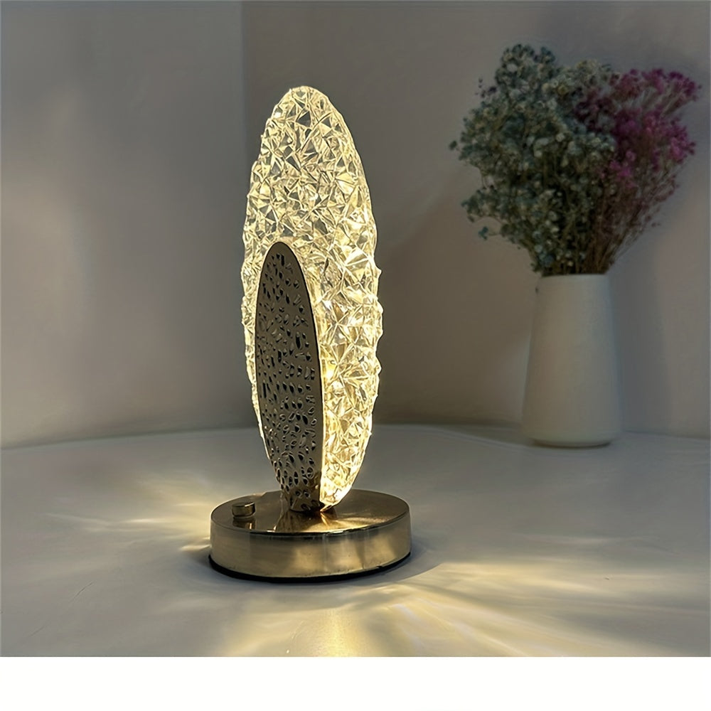 FeatherLamp - USB Touch Table Lamp with Unique Feather Design Bowlift