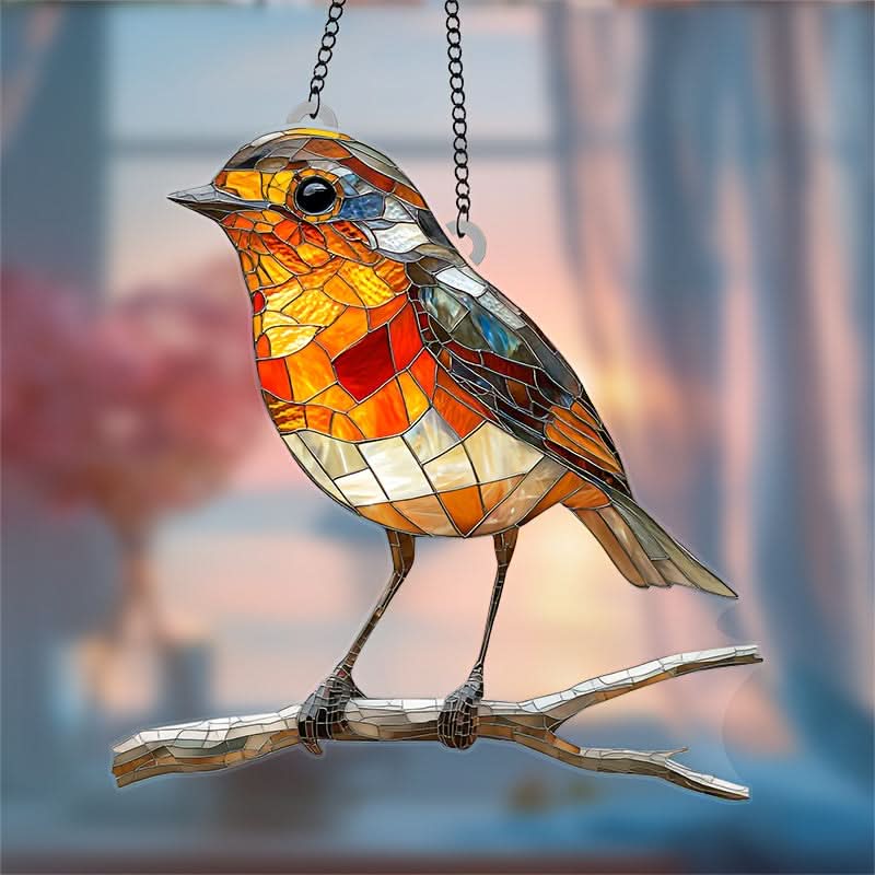 BowLift | Acrylic Bird Sun Catcher Hanging Window Decor