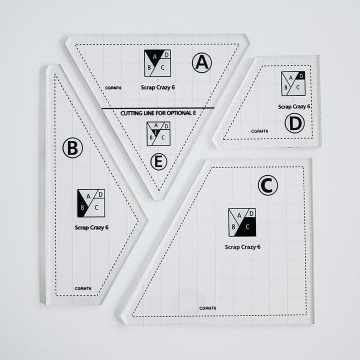 BowLift | Quilting Cutting Template Set | Creative Fabric Pattern Guide | Non-Slip Design for Sewing & DIY Crafts