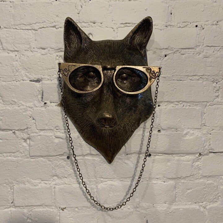 BowLift | ArtBeest Animal Head Wall Decor – Hand-Painted Playful Figures Made of Resin