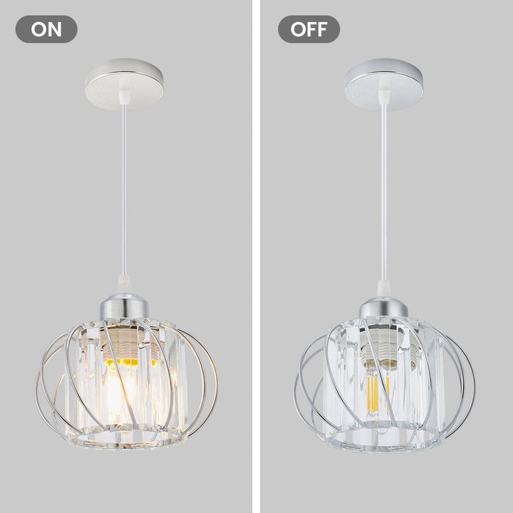 BowLift | Pendant Light Black Glass Globe Ceiling Fixture