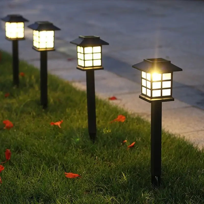 BowLift | Solar Garden Lights in Lantern Style – Waterproof LED Path Lighting for Outdoor Areas