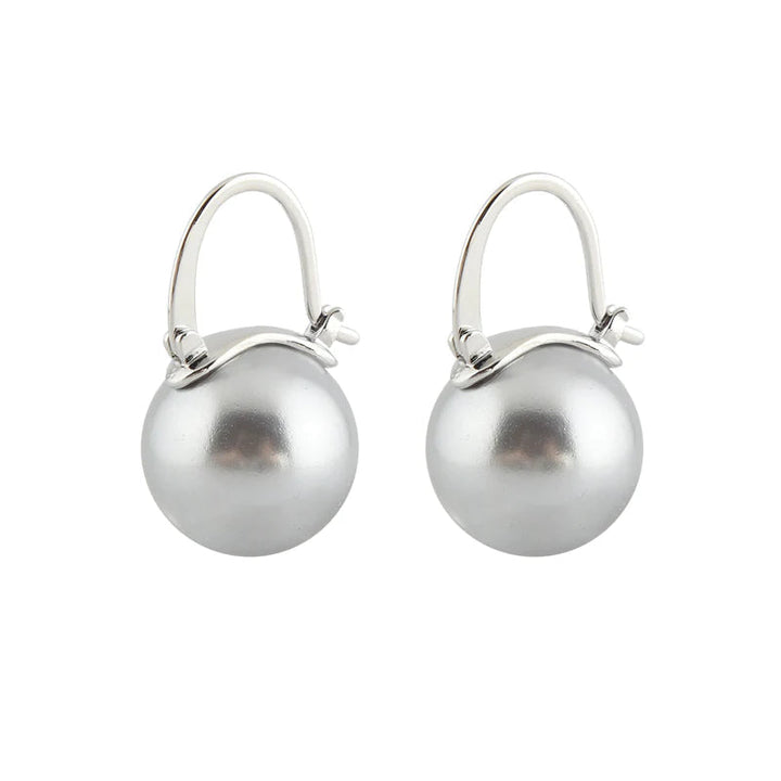 BowLift | Black Pearl Earrings  Available in White Champagne Grey Gold and Black  Pearl Dangle Earrings
