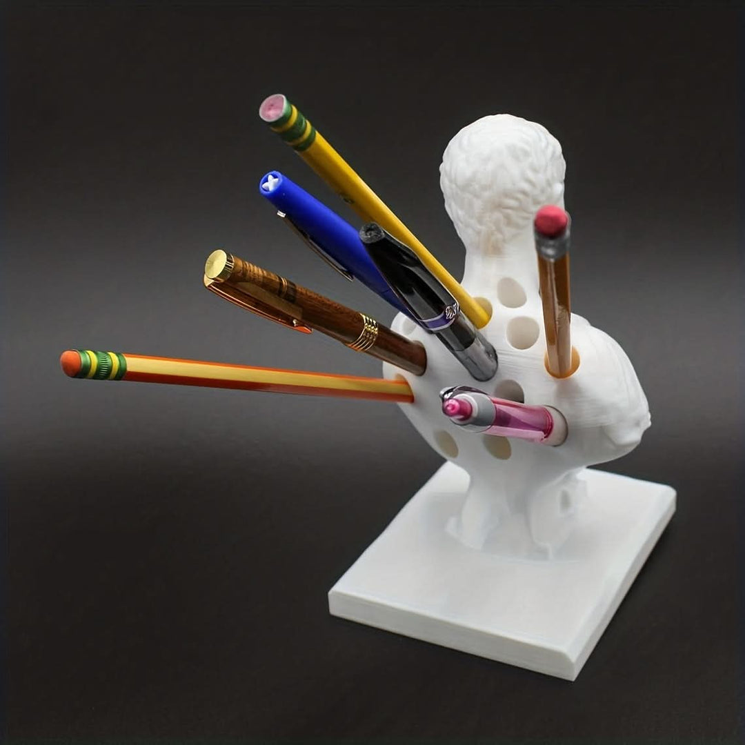 BowLift | Julius Caesar Desk Pen Holder Vintage History Office Accessory
