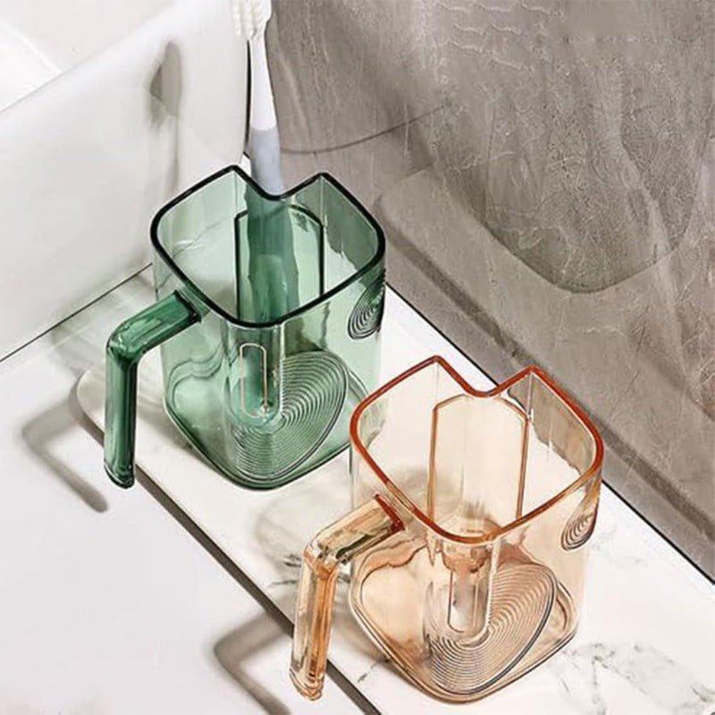 Self-Draining Toothbrush Tumbler Bowlift