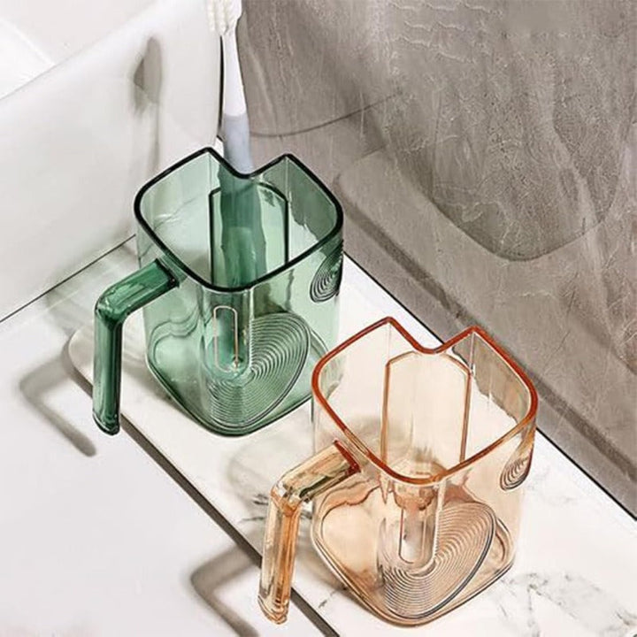 Self-Draining Toothbrush Tumbler Bowlift