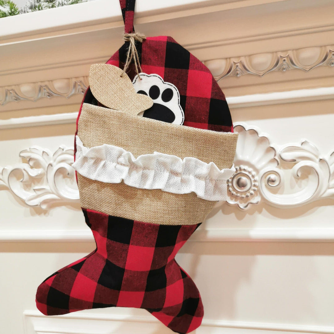 BowLift | Christmas Ornament Christmas Socks Gift Bag