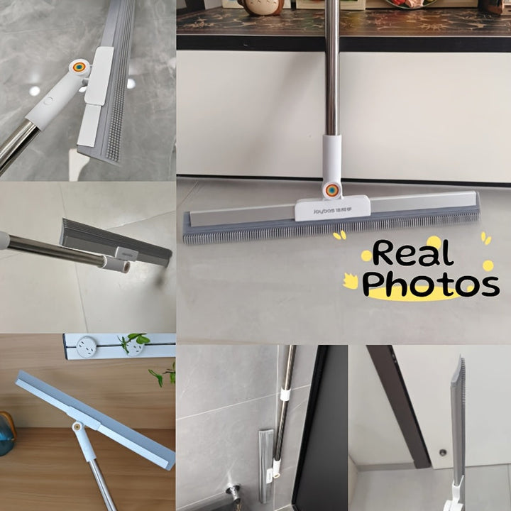 Floor wiper with rubber lip & TPE bristles | Bowlift