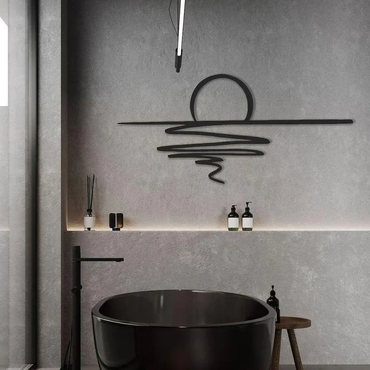 CurlMist - Modern Minimalist Wall Art Bowlift