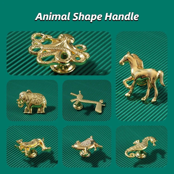 Decorative Drawer Knobs Kitchen Animal Shape Cabinet Handle Pulls | Bowlift