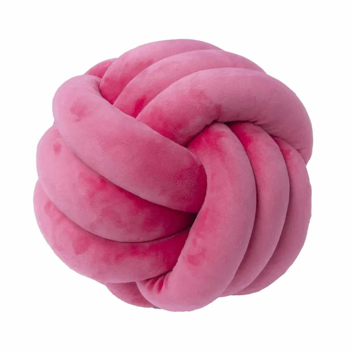 BowLift | Decorative knotted suede-look ball soft cushion