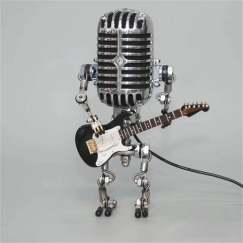 BowLift | Decorative Microphone Robot Lamp with Guitar – Max
