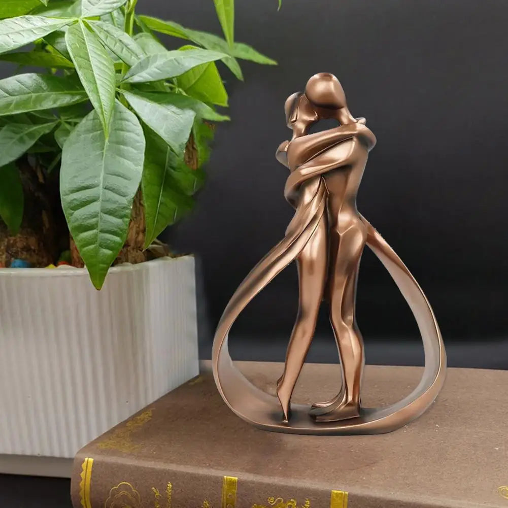 BowLift | Decorative Sculpture of Embracing Figures - Seraphina