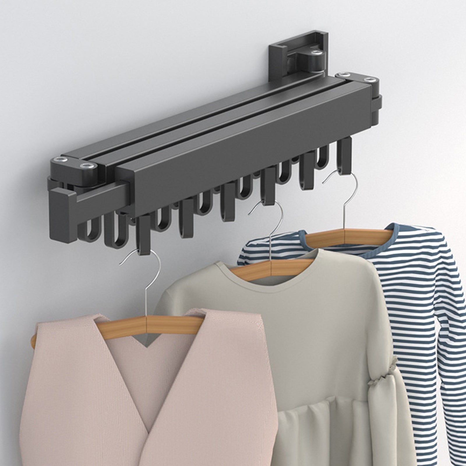 BowLift | Clothes Drying Rack | Foldable Space-Saving Design | Indoor & Outdoor Use