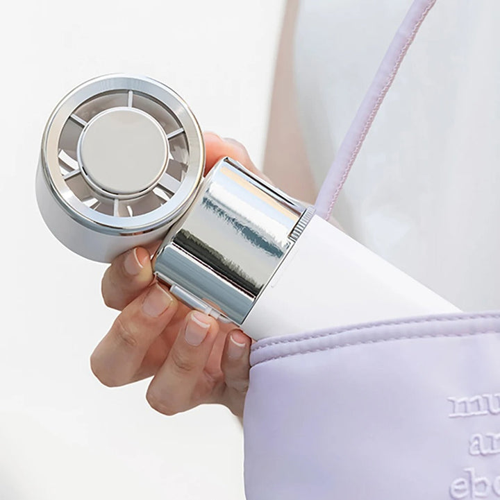 BowLift | Portable Neck Fan with Built-in Power Bank and Foldable Design