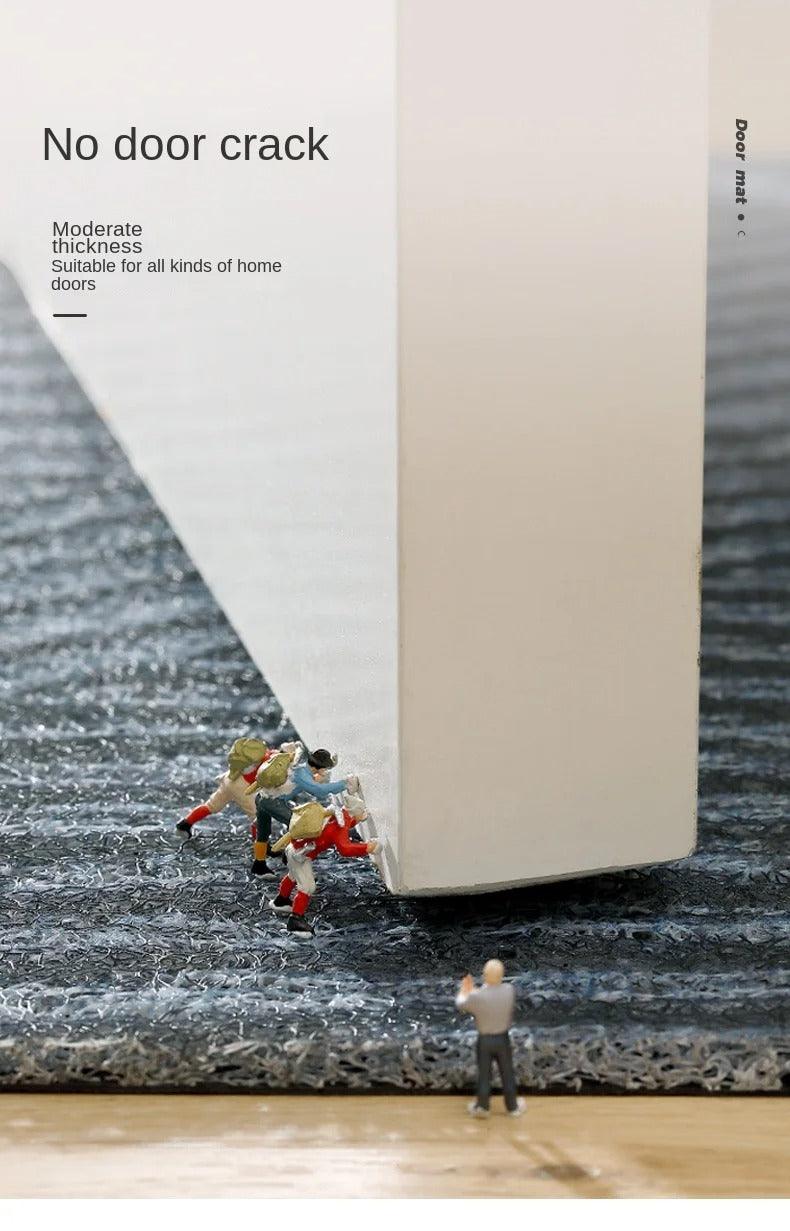 BowLift | Modern, Nordic-style PVC doormat │ Non-slip doormat for the entrance area │ Sand-removing foot mat