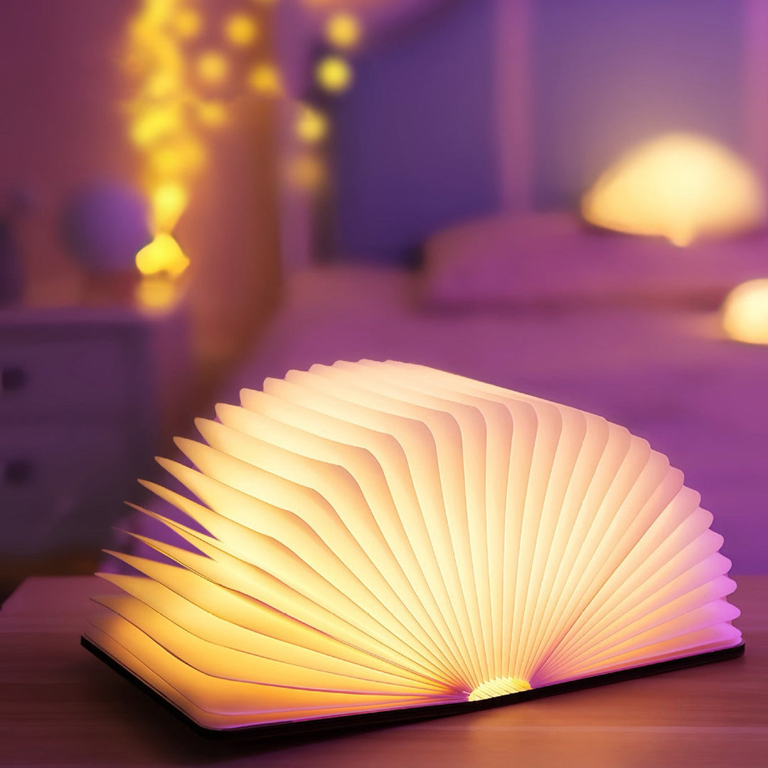 BowLift | 📖 Wood book lamp - For desk study gift decoration light
