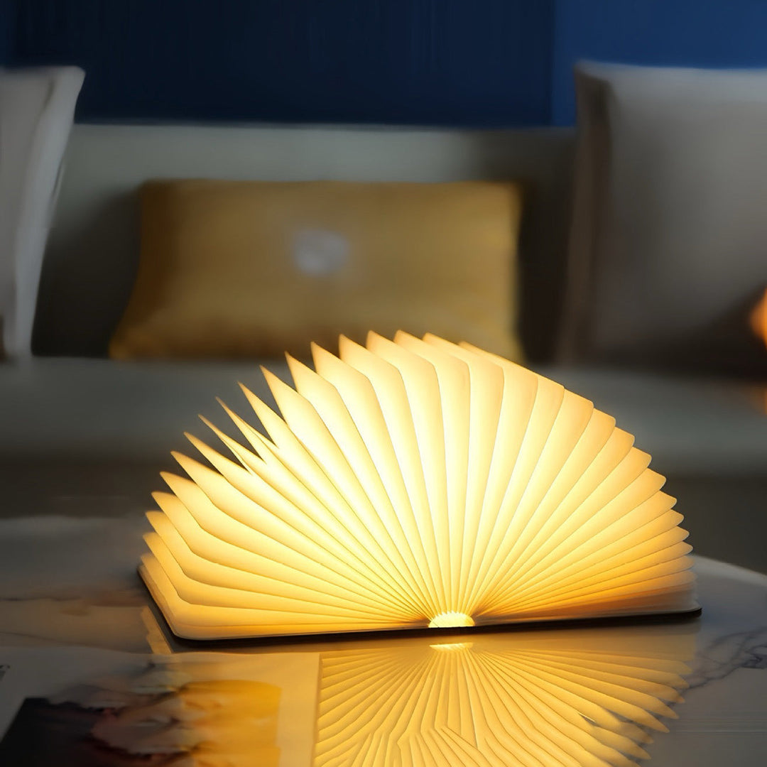 BowLift | 📖 Wooden Book Lamp - For Desk Study Gift Decoration Light
