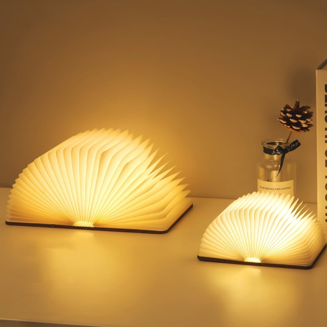 BowLift | 📖 Wooden Book Lamp - For Desk Study Gift Decoration Light