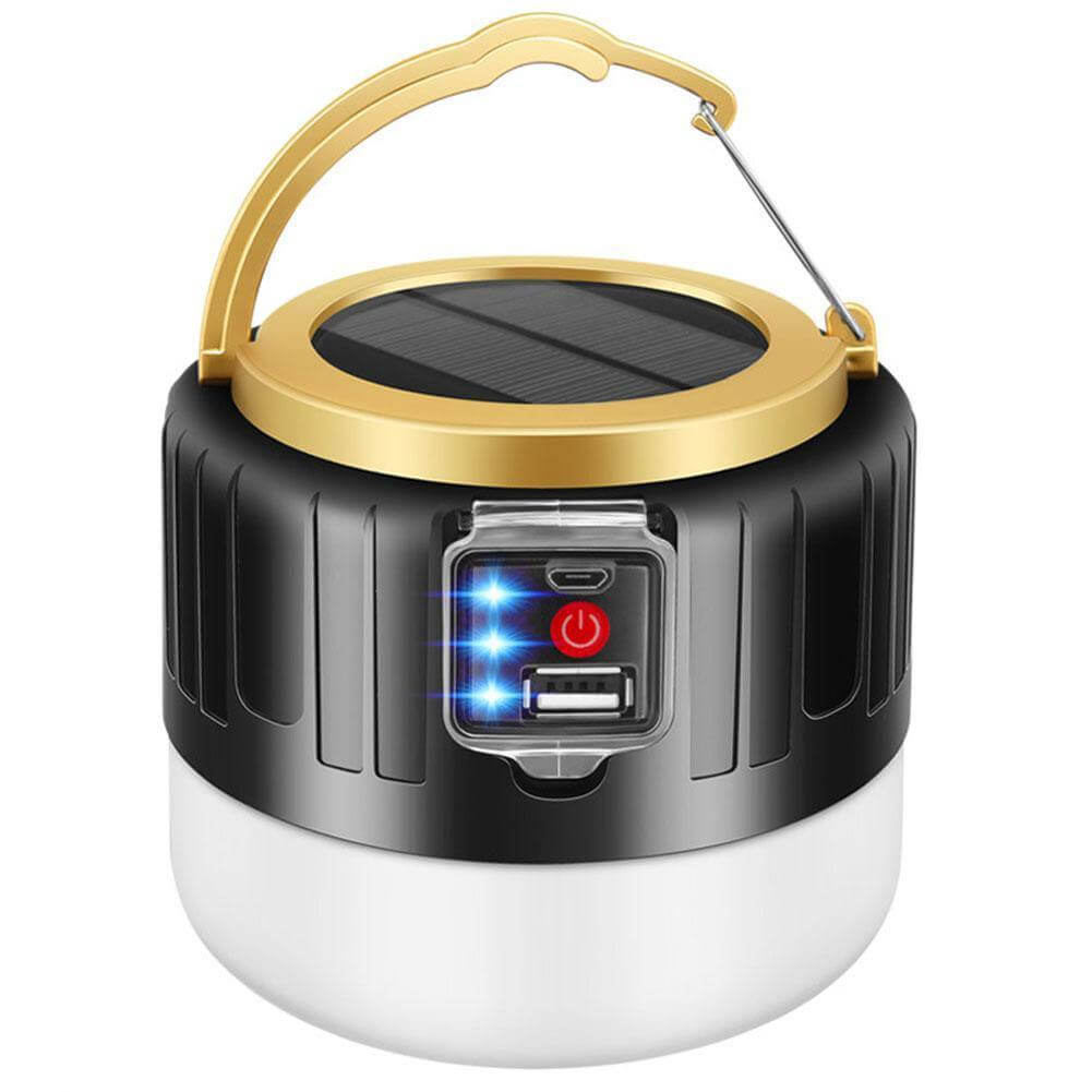 Outdoor Waterproof Solar Rechargeable Camping LED Lamp | Bowlift