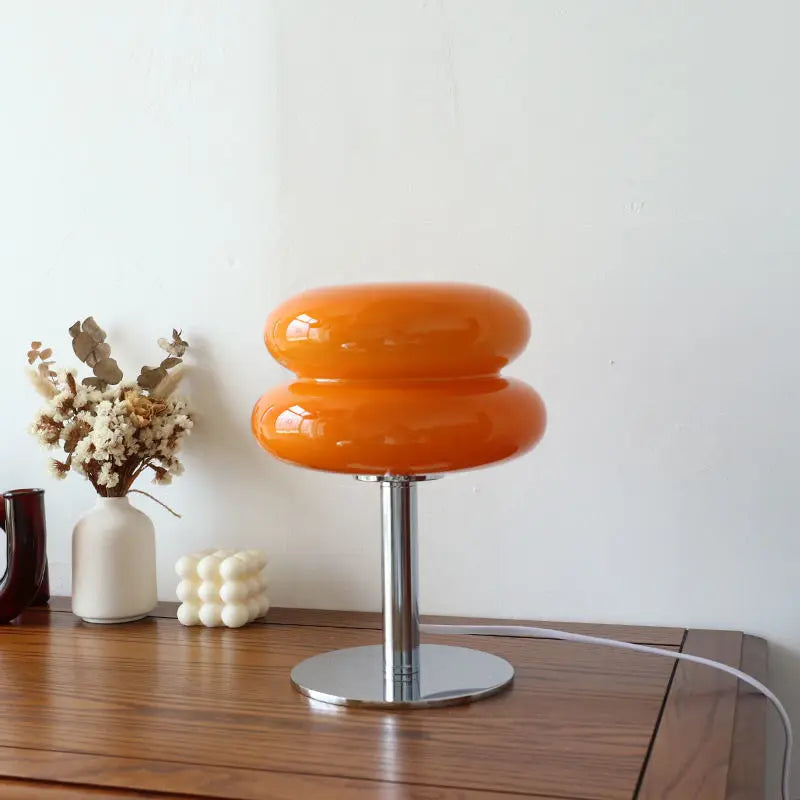 BowLift | DESIGNER GLASS TABLE LAMP - AMBIENT LED LAMP FOR BEDROOM AND STUDY