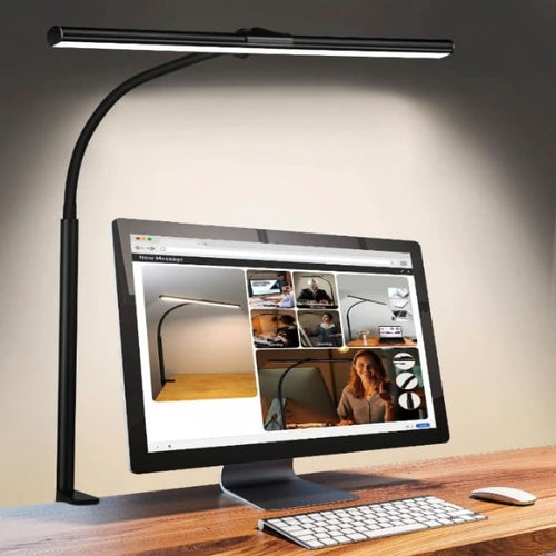 BowLift | LED Clamp Desk Lamp with 25 Modes and Gooseneck