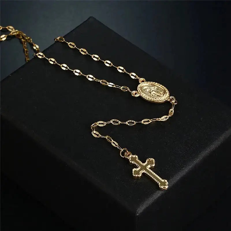 BowLift | Spiritual Rosary Necklace – Stylish Faith Jewelry for Any Occasion