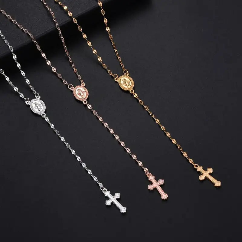 BowLift | Spiritual Rosary Necklace – Stylish Faith Jewelry for Any Occasion