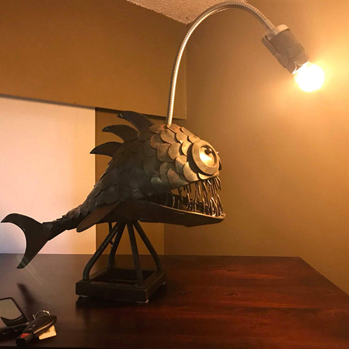 BowLift | Steampunk Angler Fish Lamp