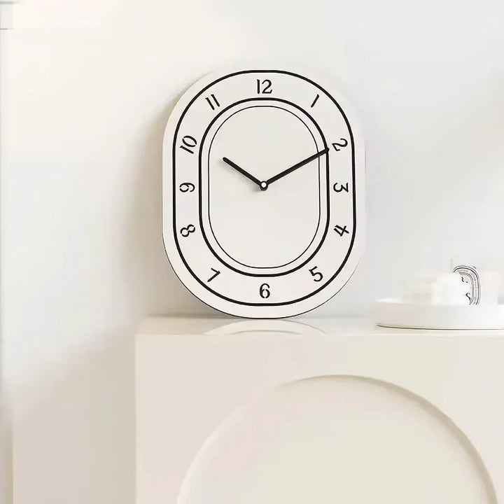 BowLift | Creative Minimalist White Wall Clock