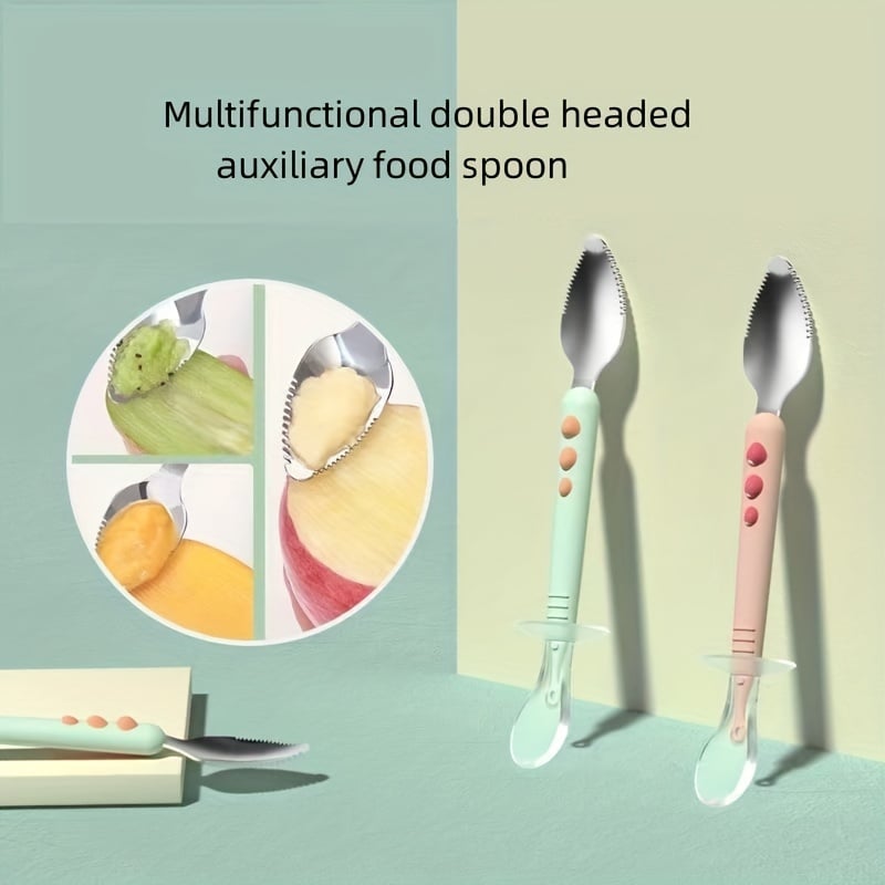 BowLift | Baby Double Head Scraping Fruit Spoon