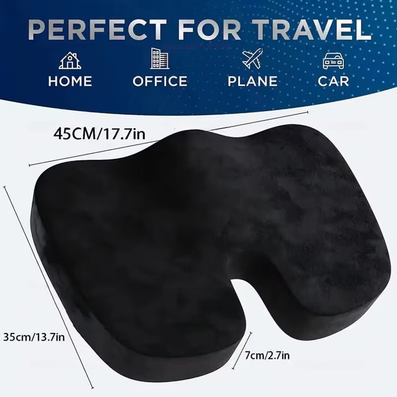 BowLift | Ergonomic Memory Foam Seat Cushion for Office Chair and Car