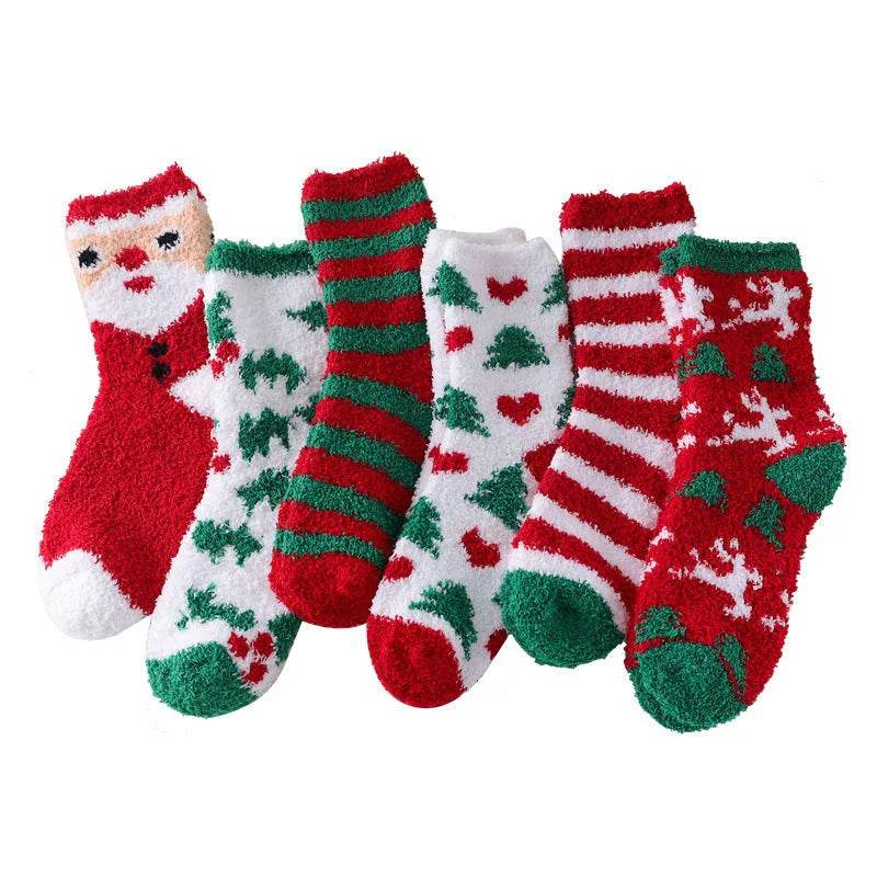 BowLift | Fashion Simple Coral Fleece Christmas Stockings Gift Box