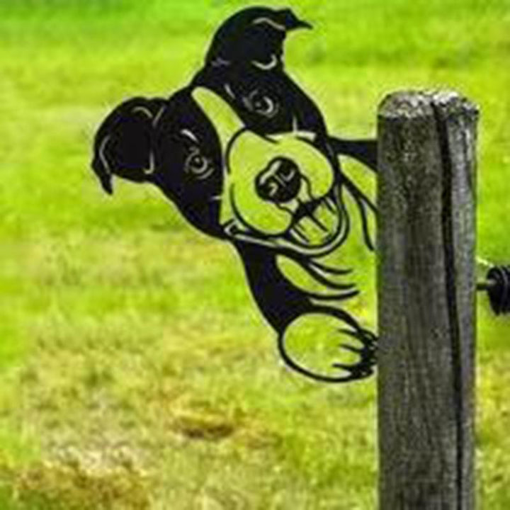 BowLift | Outdoor Garden Farm Peeping Goat Metal Artwork Indoor Decoration