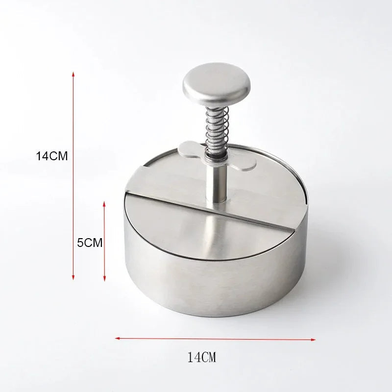 BowLift | 304 Stainless Steel Burger Press for Perfect Patties