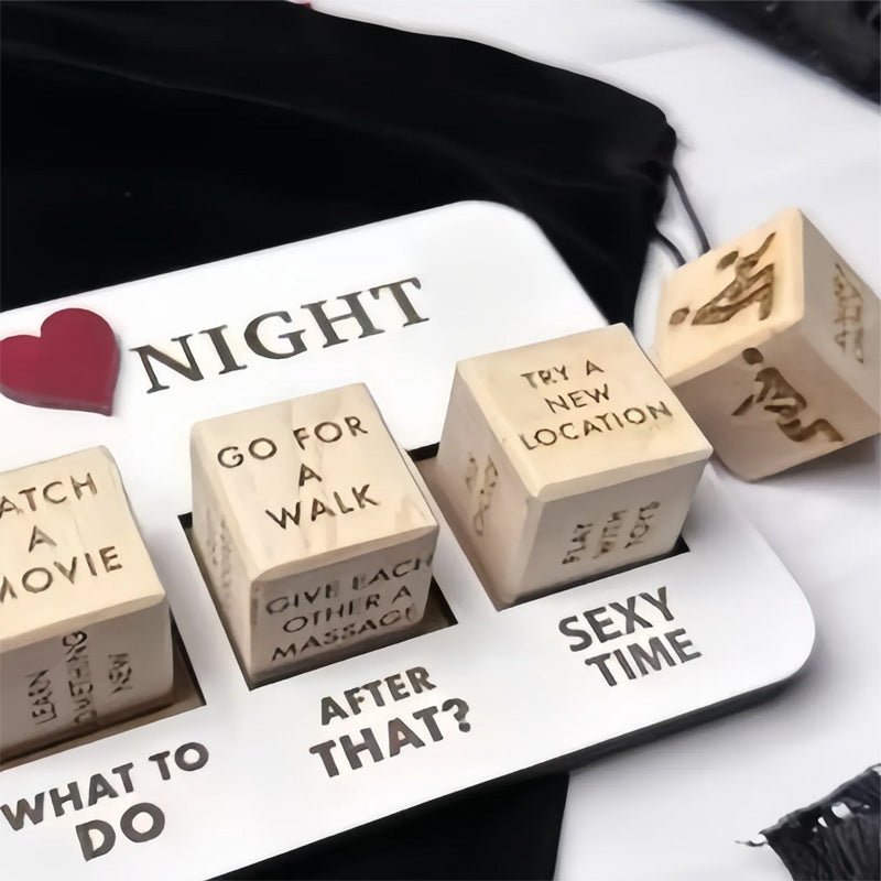 BowLift | AmoréLuxe Date Night Dice | Fun relationship dice game for couples and romantic evenings