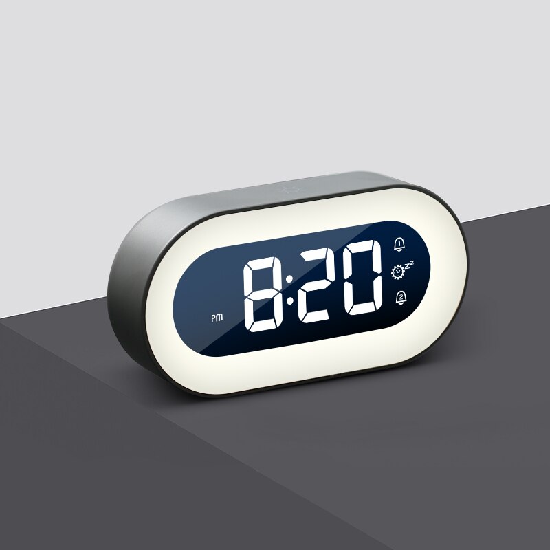 BowLift | Digital Alarm Clock with Night Light - Lumino