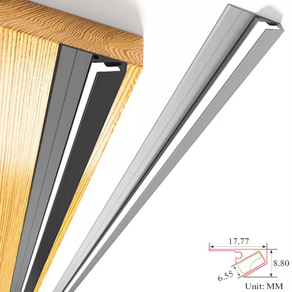 BowLift | 45 Degree LED Under Cabinet Lights Invisible Ultra Thin Strips