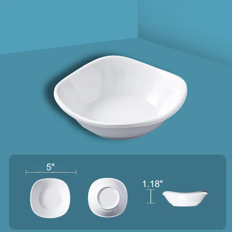 Dipping Saucer Multi-grid Dish Plate Kitchen Dressing Dishes | Bowlift