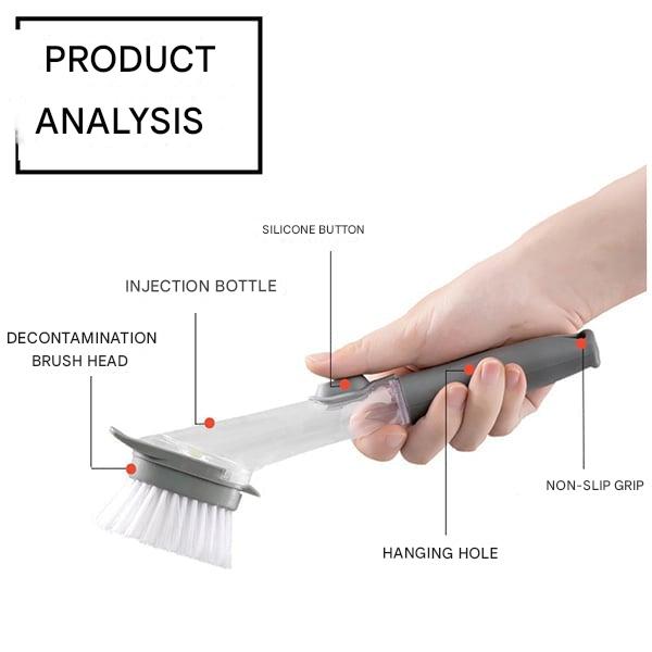 BowLift | Dish brush with soap dispenser - DishMaster