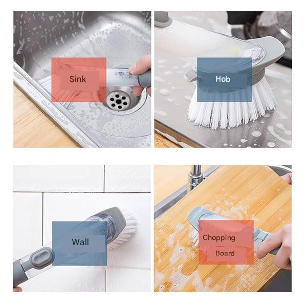 BowLift | Dish brush with soap dispenser - DishMaster