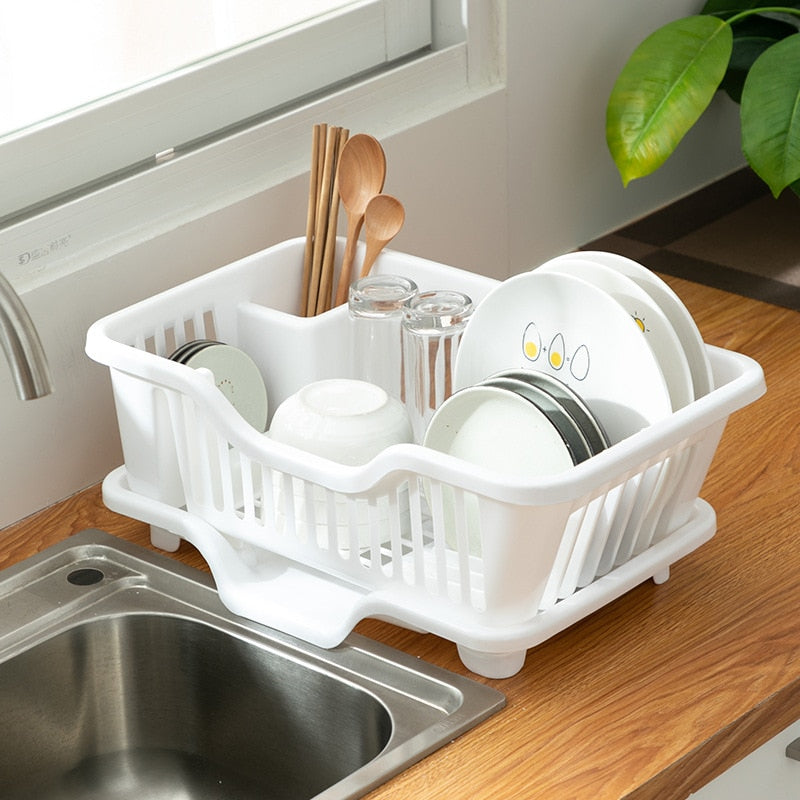 Dish Drying Rack Kitchen Utensils Drainer Rack with Drain Board | Bowlift