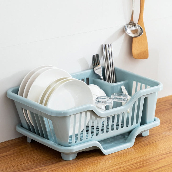 Dish Drying Rack Kitchen Utensils Drainer Rack with Drain Board | Bowlift